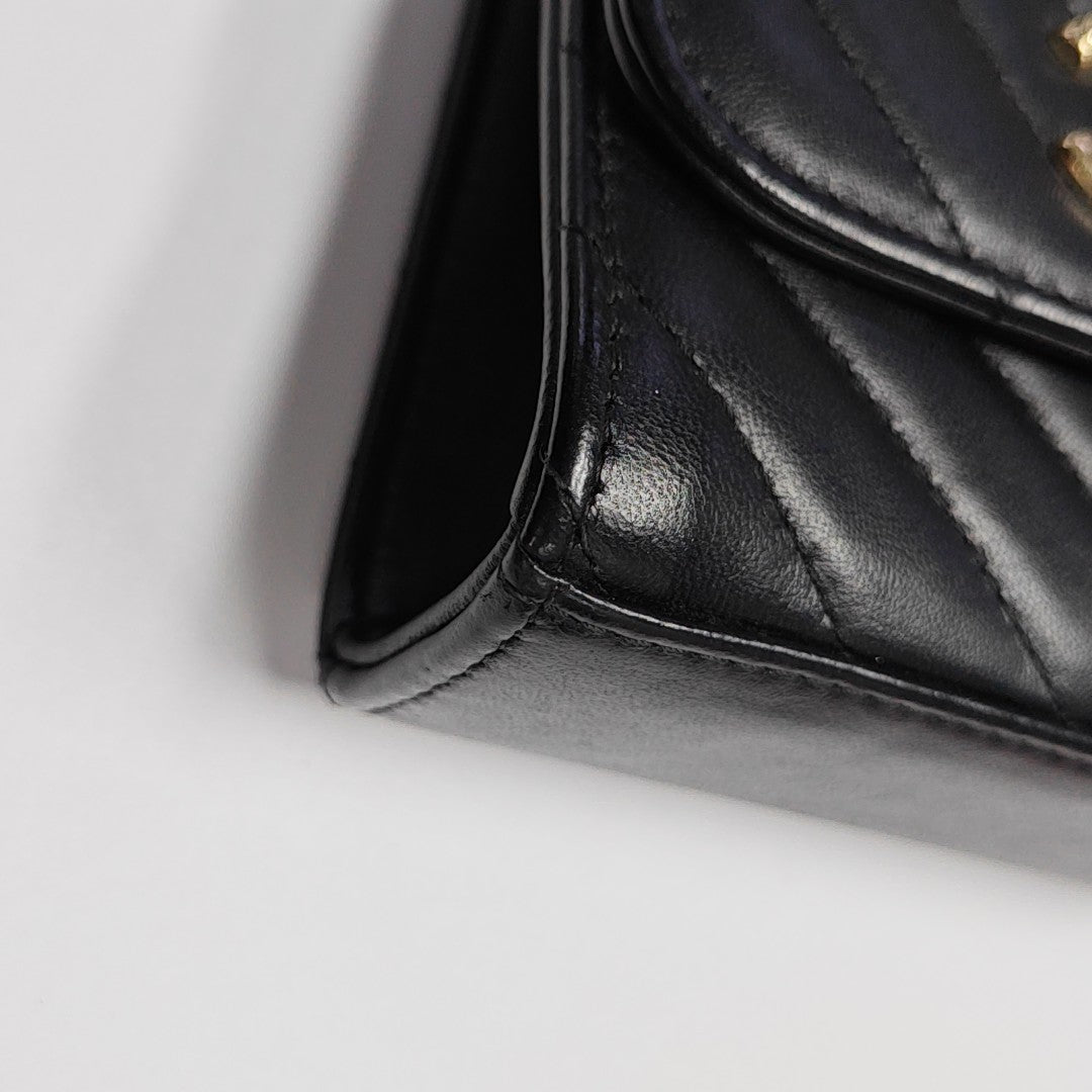 TRENDY CC Quilted Lambskin Black
