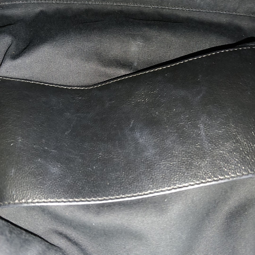 NIKI Chevron Calfskin Black