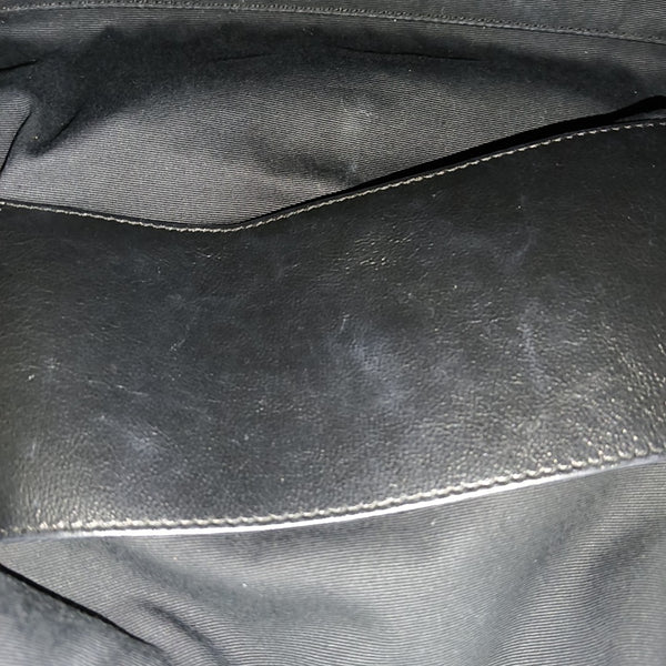 NIKI Chevron Calfskin Black
