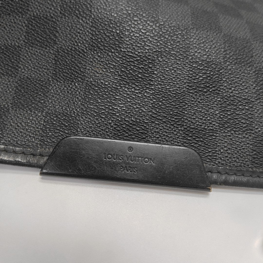 DANIEL Damier Graphite Coated Canvas Gray