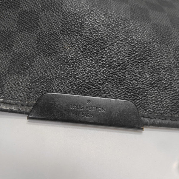 DANIEL Damier Graphite Coated Canvas Gray