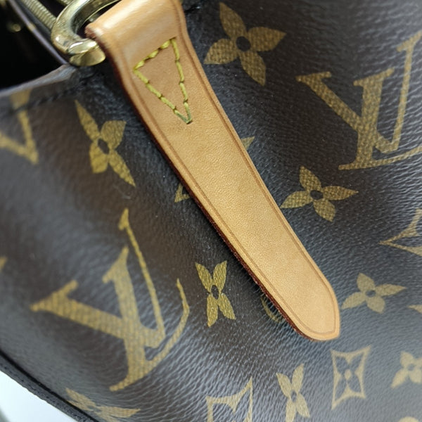 MONTAIGNE Monogram Coated Canvas Brown