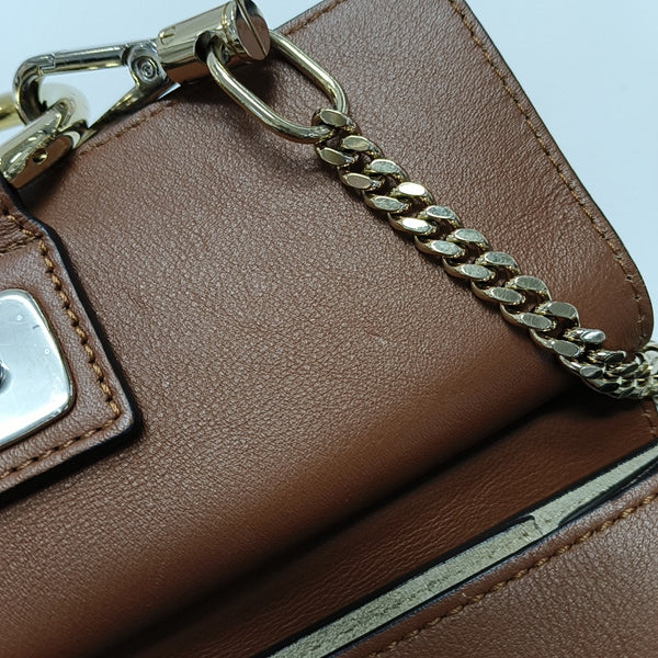 Faye Small Calfskin Brown