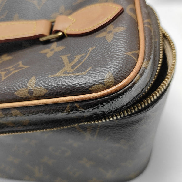 NICE Monogram Coated Canvas Brown