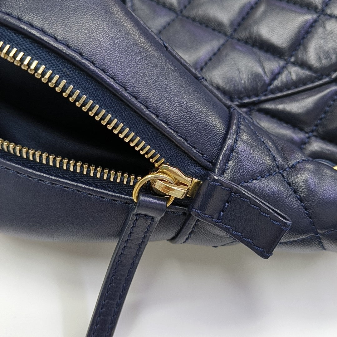 Quilted Lambskin Blue