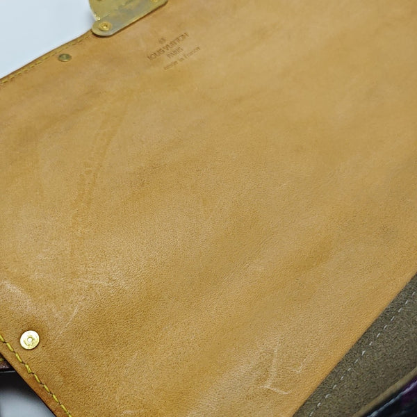 LV × TM SOLOGNE Monogram Coated Canvas Black
