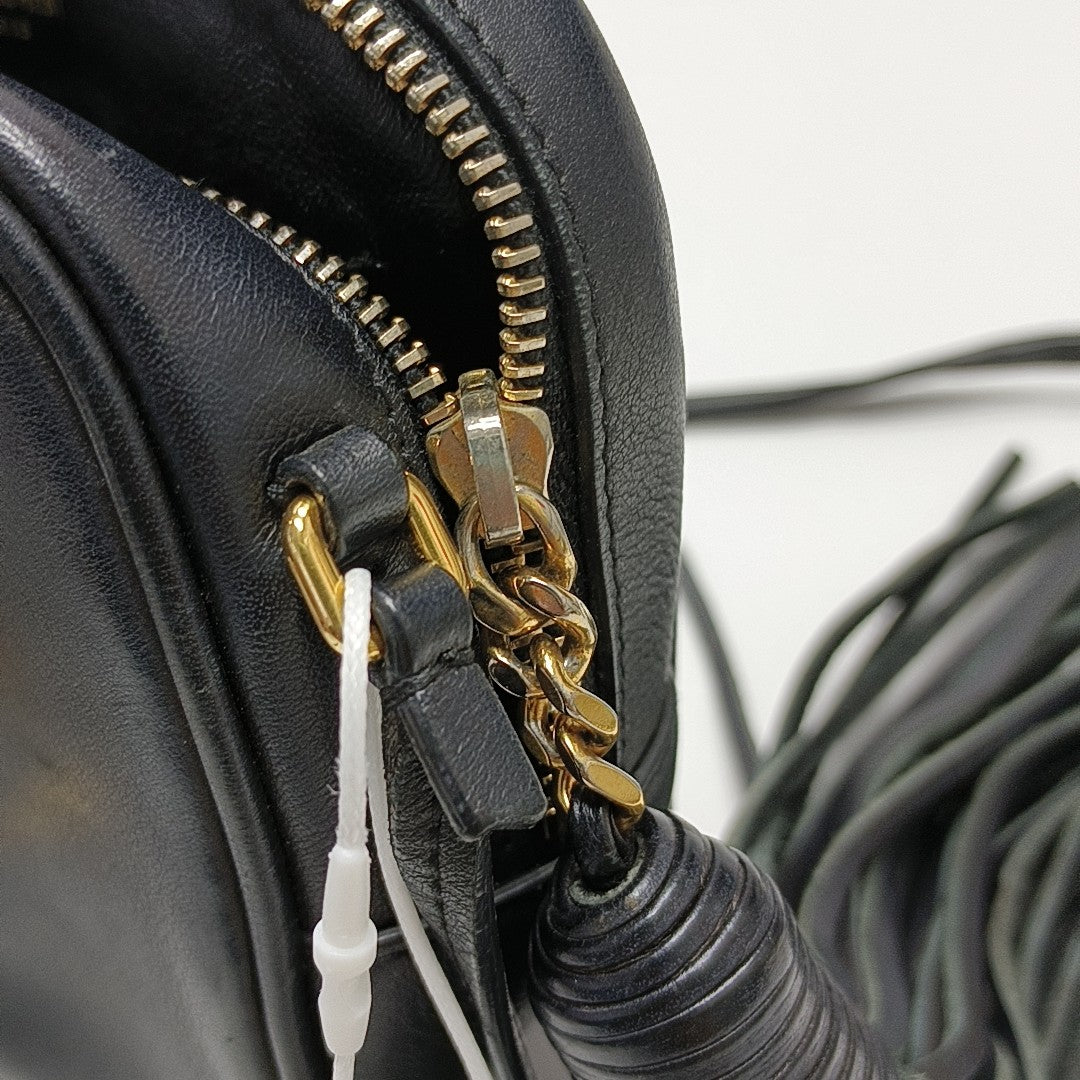 Calfskin Shoulder Bag Black