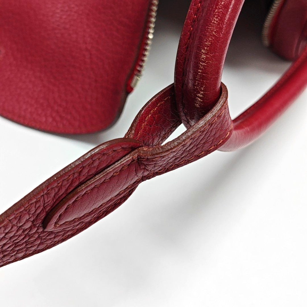 Authenticated pre-owned  Lindy 30 Clemence Red - Shoulder Bag at Looply