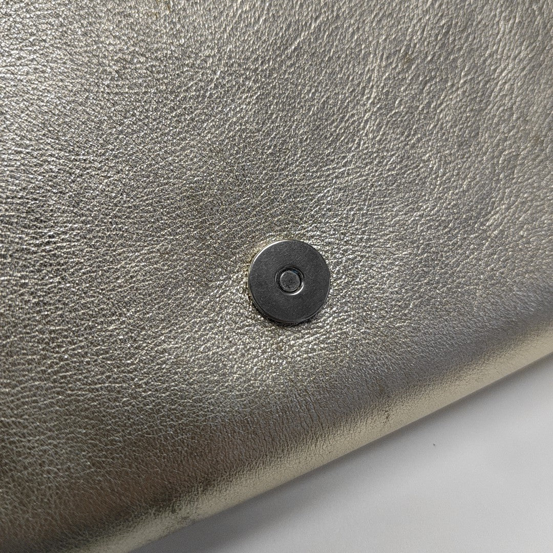 Calfskin Shoulder Bag Beige