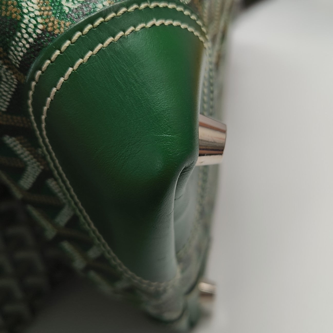 Bowling Coated Canvas Green