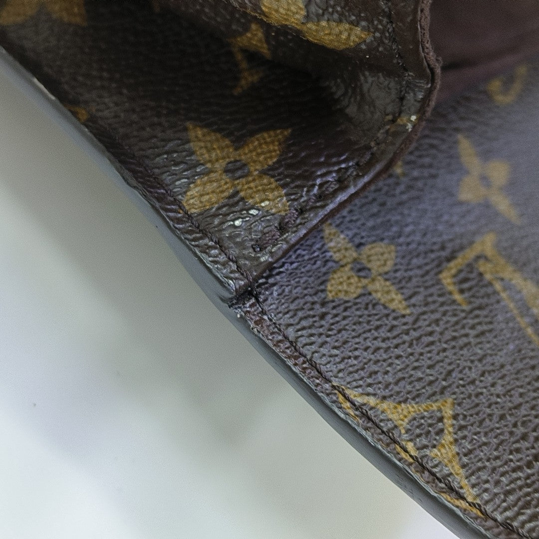 MÉTIS MM Monogram Coated Canvas Brown