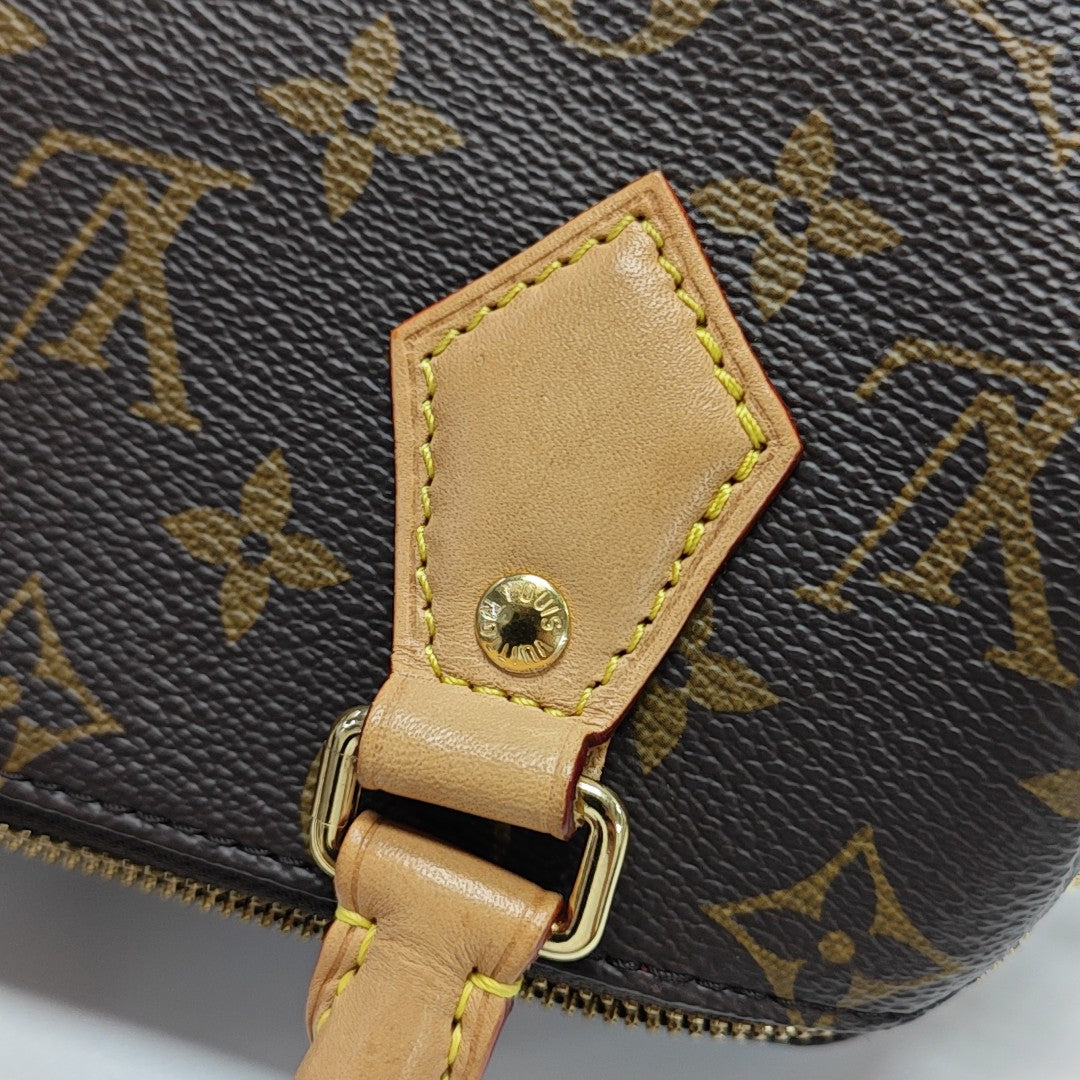 SPEEDY 20 Monogram Coated Canvas Brown