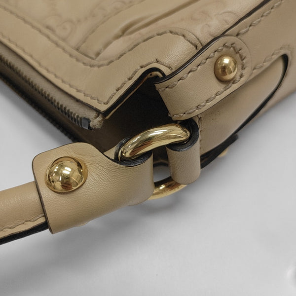 Monogram Calfskin Beige