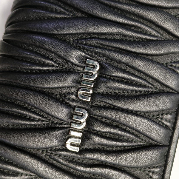 Matelassé Quilted Calfskin Black