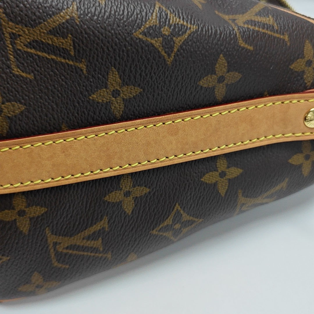 SPEEDY 25 Monogram Coated Canvas Brown