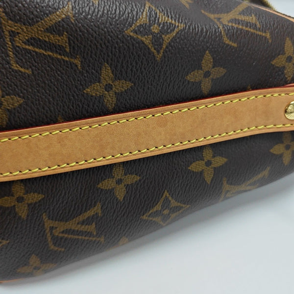 SPEEDY 25 Monogram Coated Canvas Brown