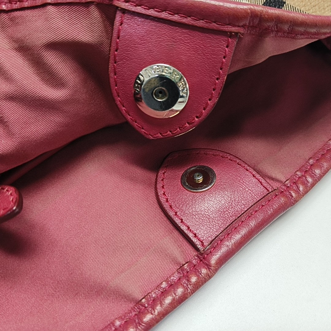 Coated Canvas Tote Bag Beige