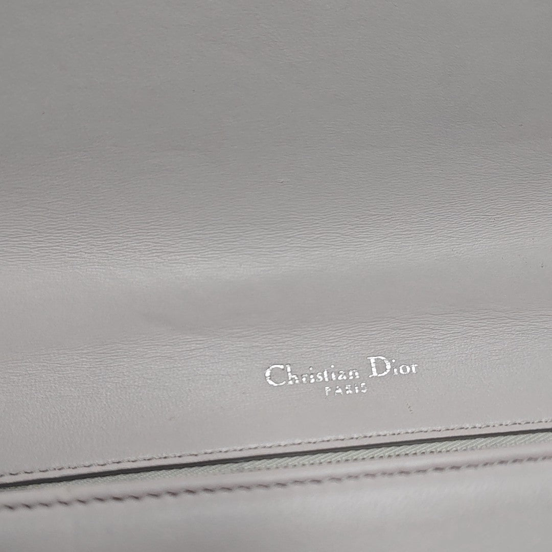 Diorama Medium Cannage Calfskin Pink