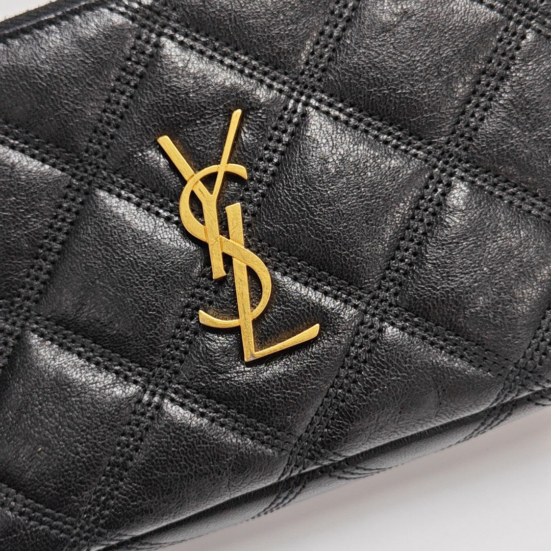 BECKY Quilted Calfskin Black