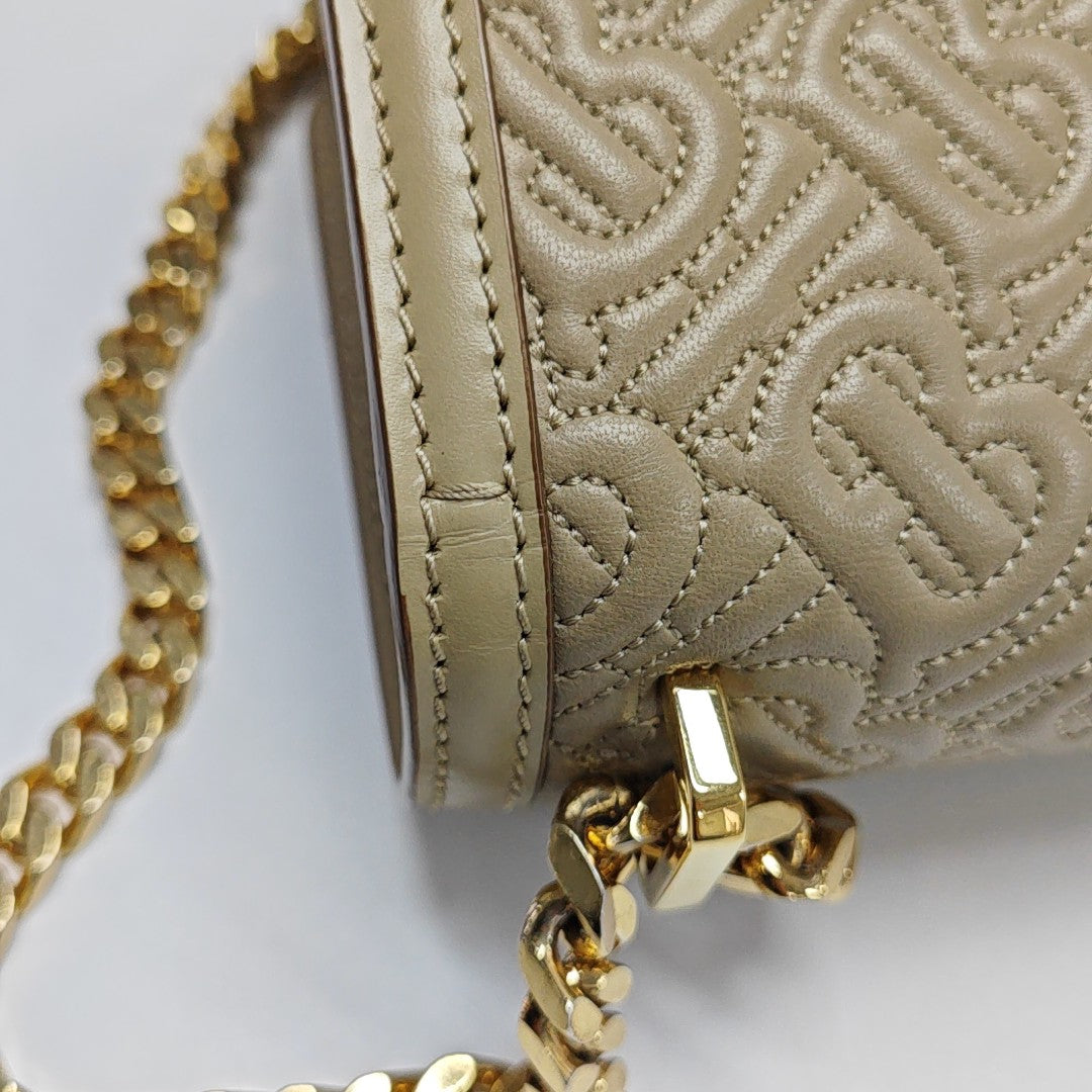 TB Small Lambskin Beige