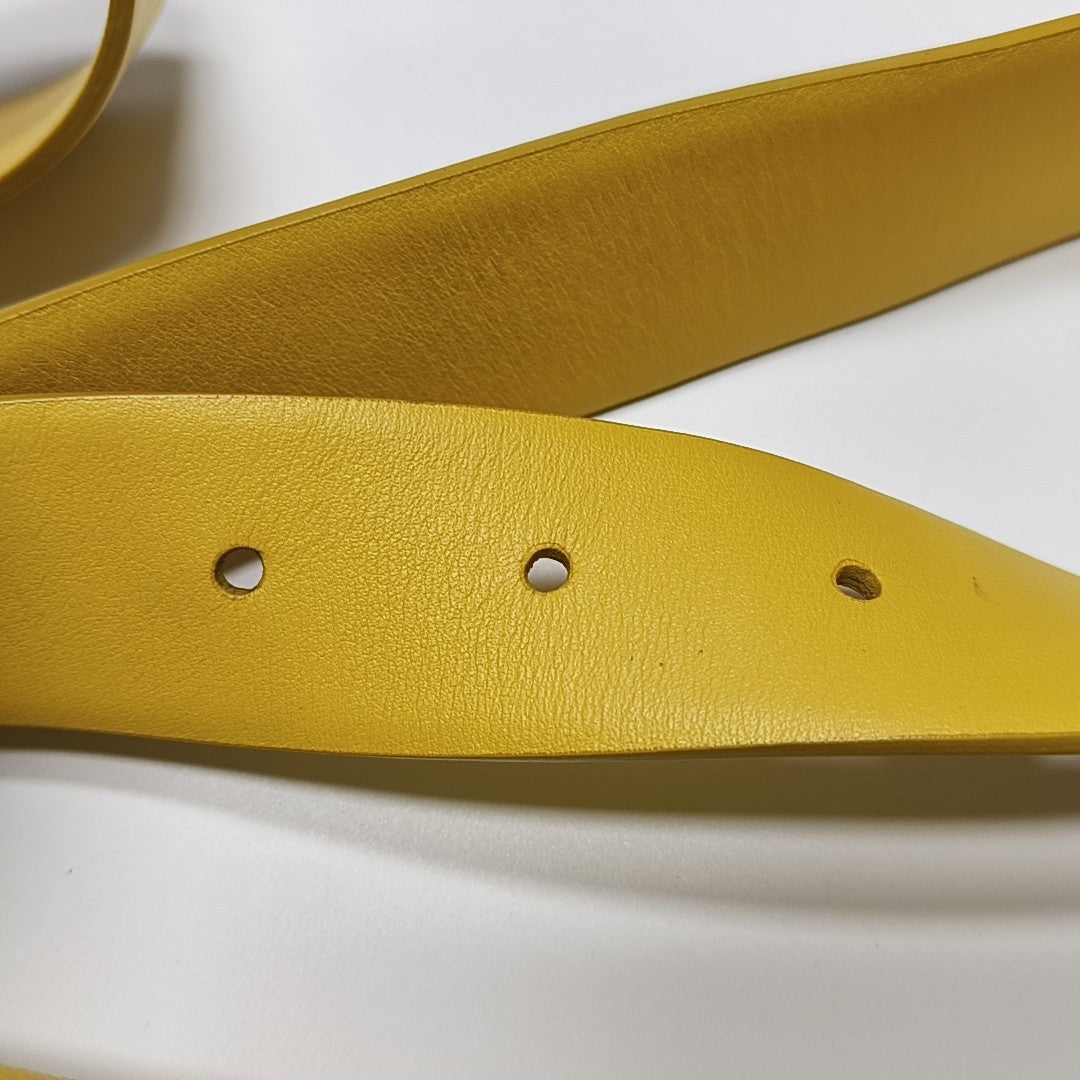 Calfskin Shoulder Bag Yellow
