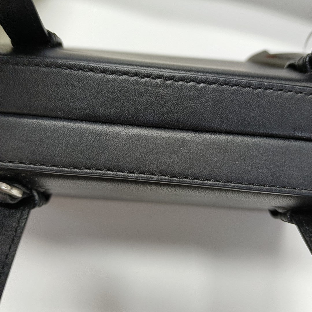 Postal Small Calfskin Black