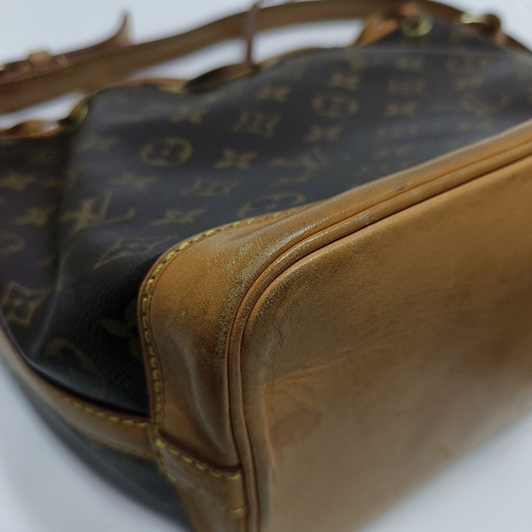 NOÉ BB Monogram Coated Canvas Brown