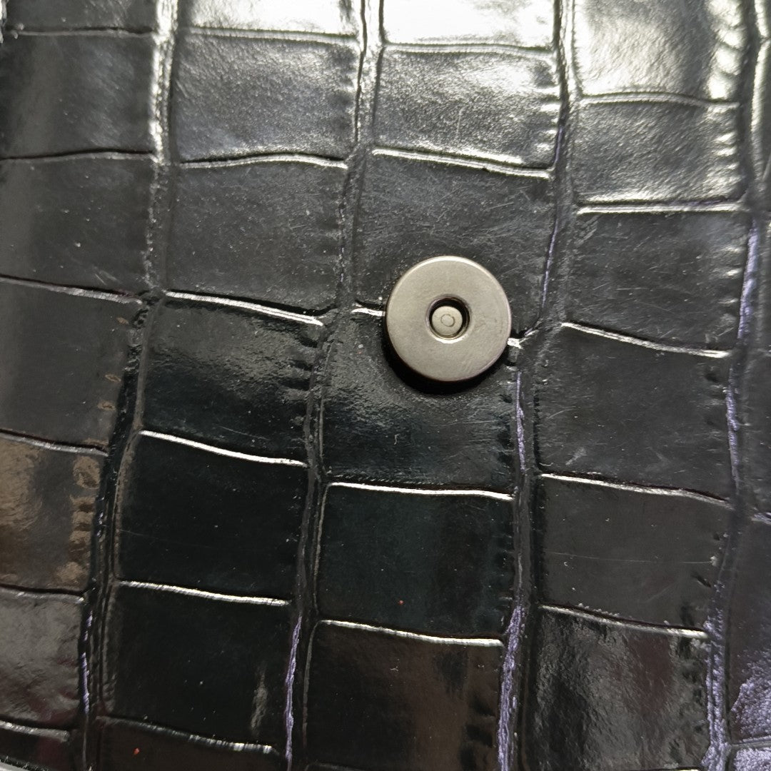 Hourglass S Calfskin Black