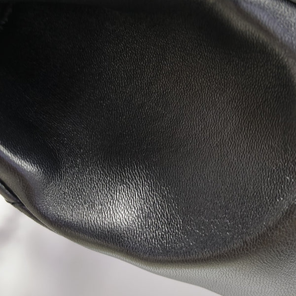 CLASSIC SINGLE FLAP Medium Quilted Lambskin Black