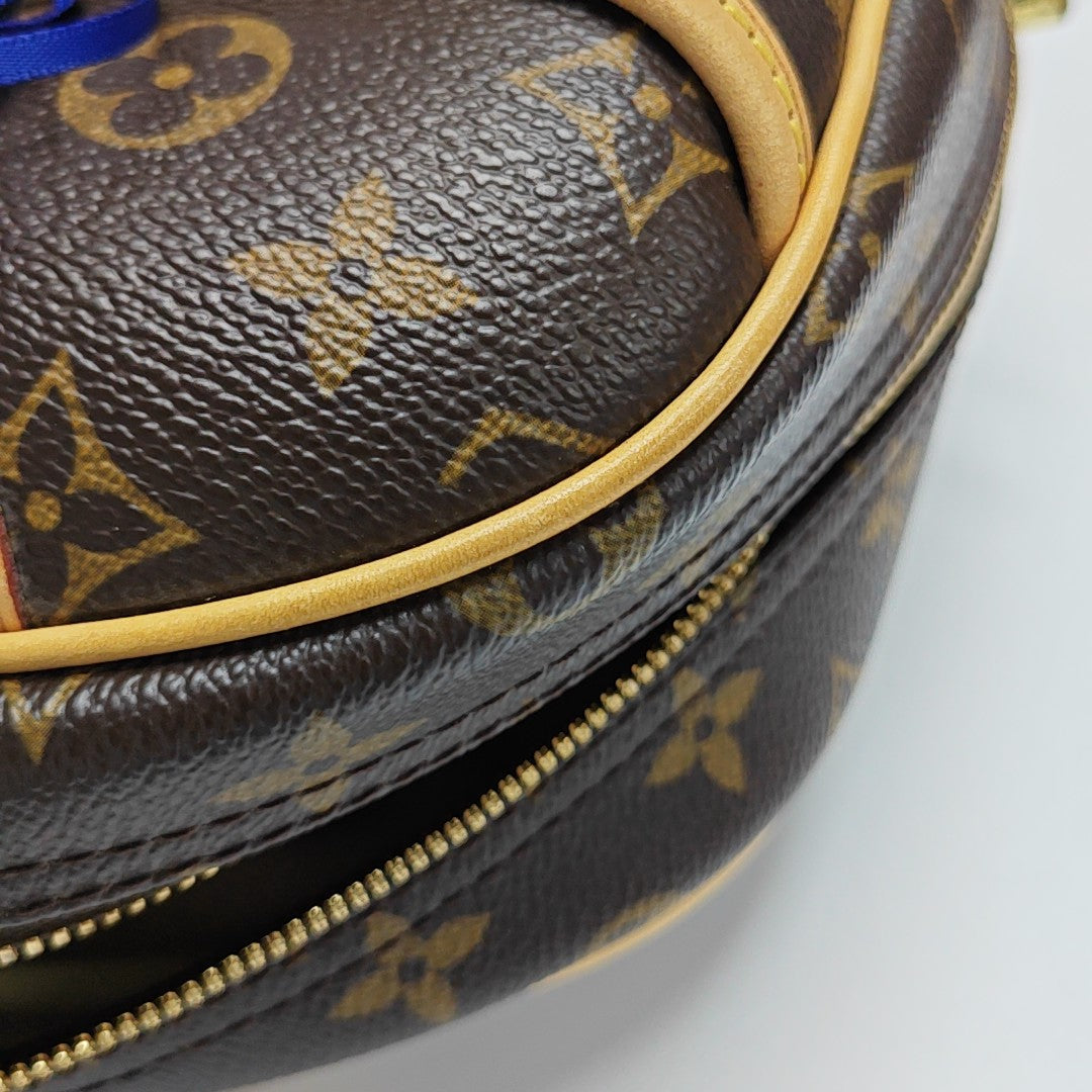 DEAUVILLE Monogram Coated Canvas Brown