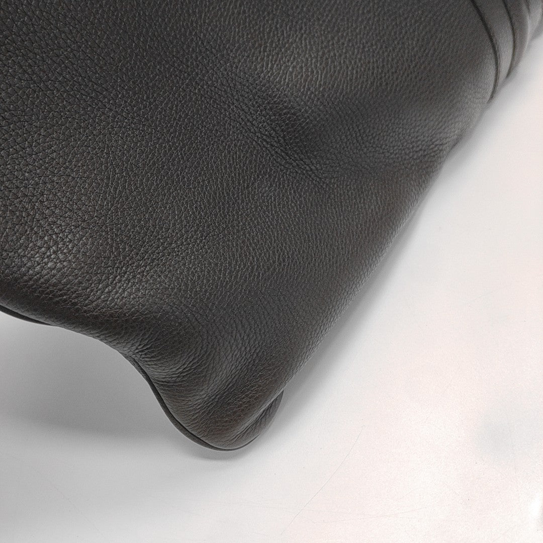 Calfskin Shoulder Bag Brown