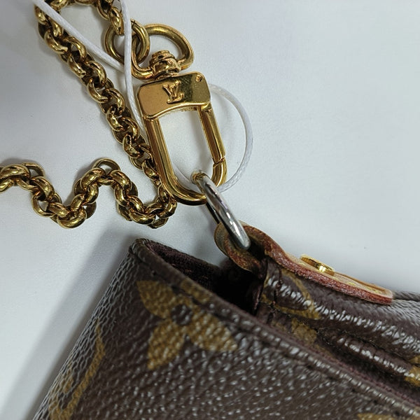 FAVORITE PM Monogram Coated Canvas Brown