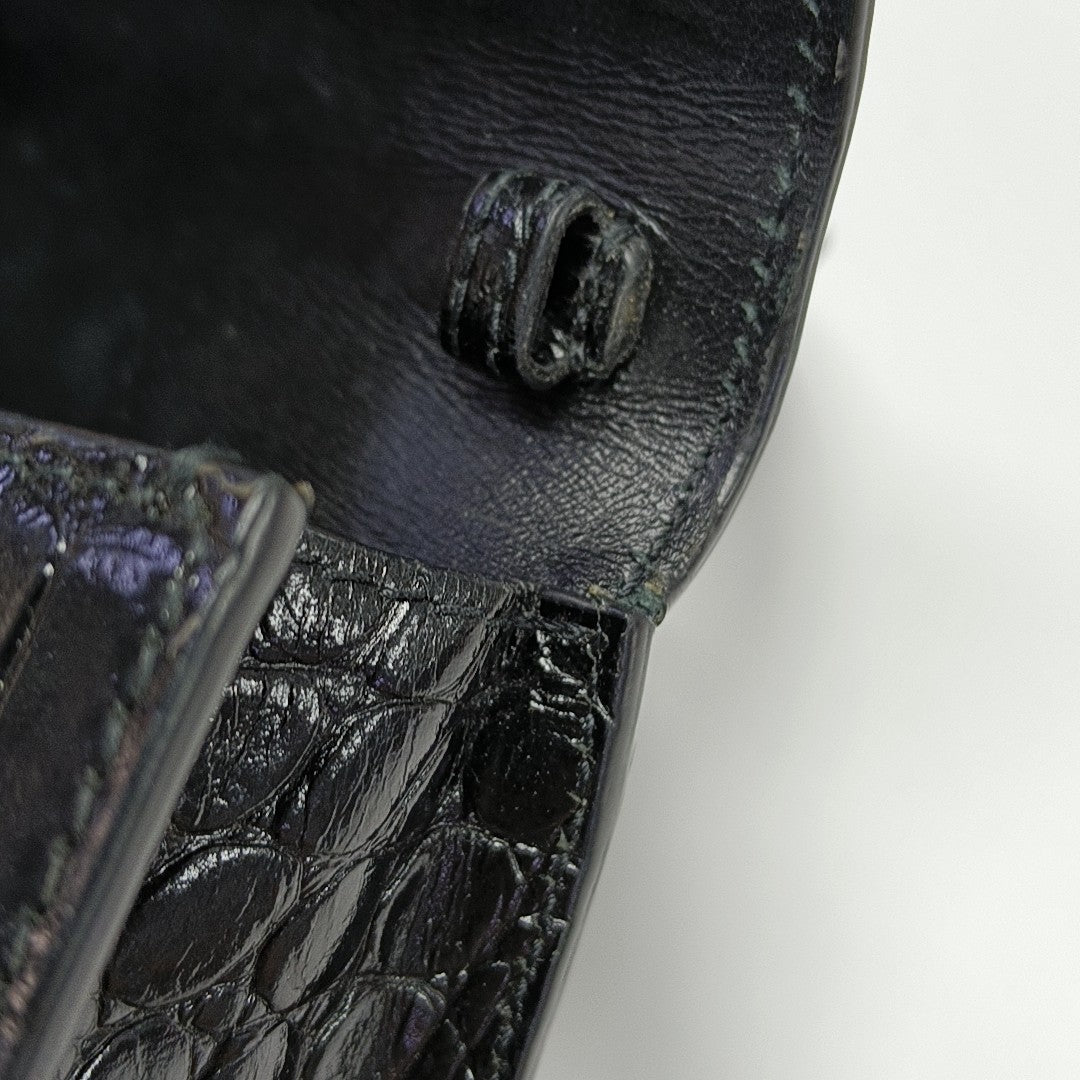 Hourglass Mini Calfskin Black