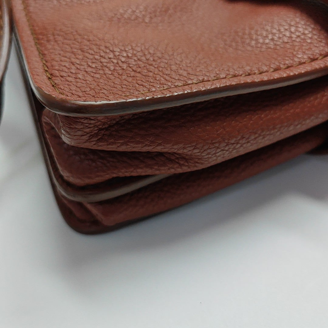Aby Small Calfskin Brown
