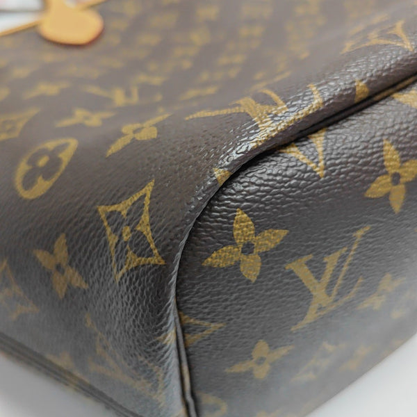 NEVERFULL INSIDE OUT MM Monogram Fabric Red