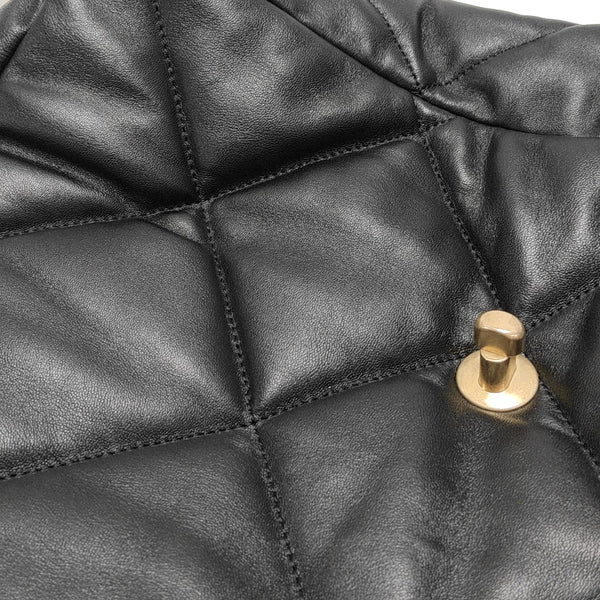 CHANEL 19 Maxi Quilted Lambskin Black