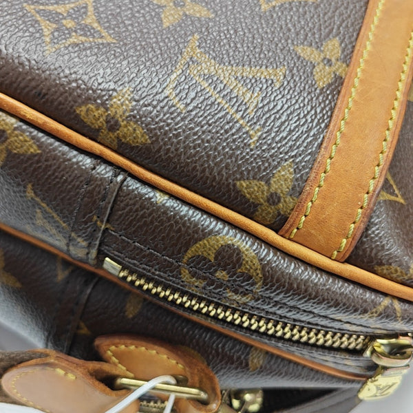 REPORTER Monogram Coated Canvas Brown