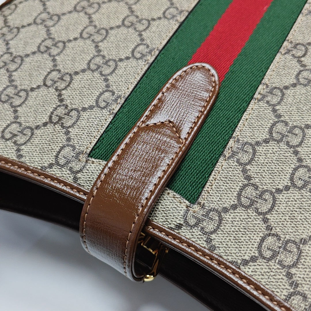 Jackie 1961 Small Monogram Coated Canvas Beige