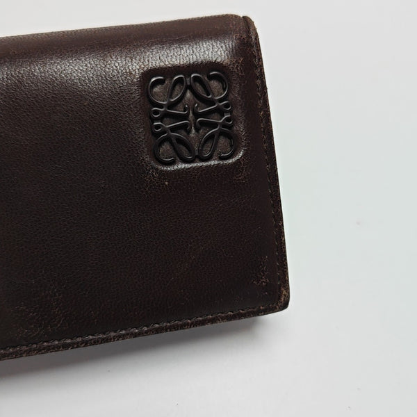 Calfskin Card Holder Brown