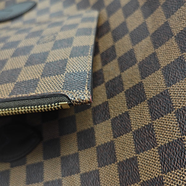 NEVERFULL MM Damier Ebene Coated Canvas Brown