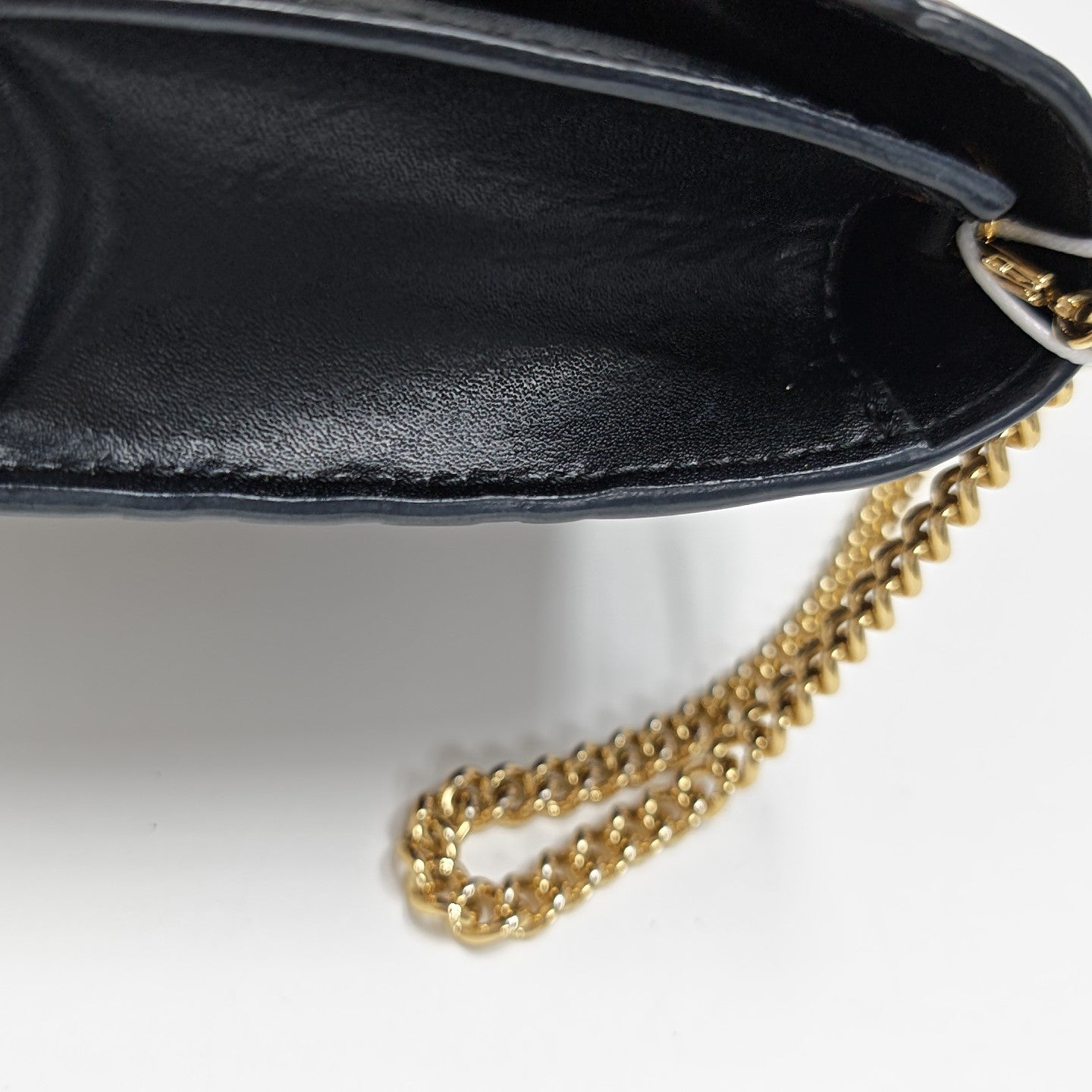 Double Micro Calfskin Black