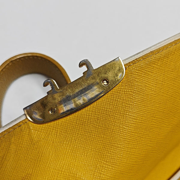 Calfskin Shoulder Bag Yellow