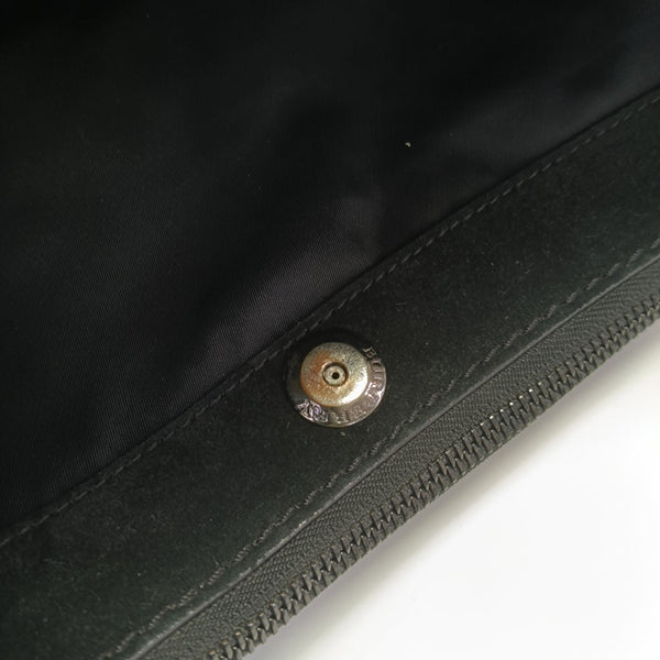 Nylon Shoulder Bag Black