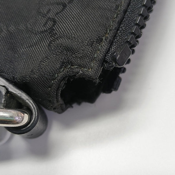 Monogram Nylon Shoulder Bag Black