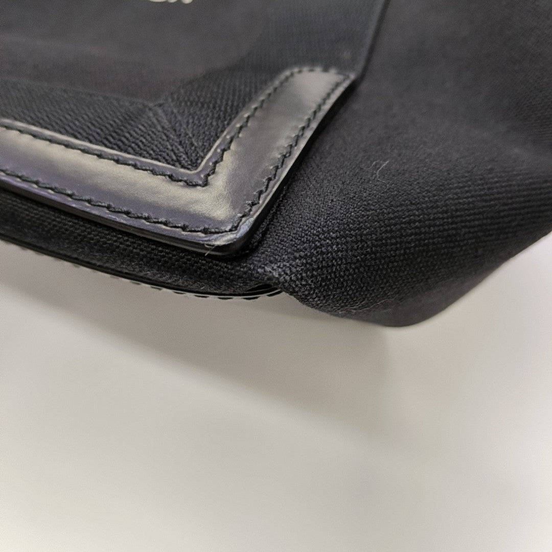 Navy Canvas Black
