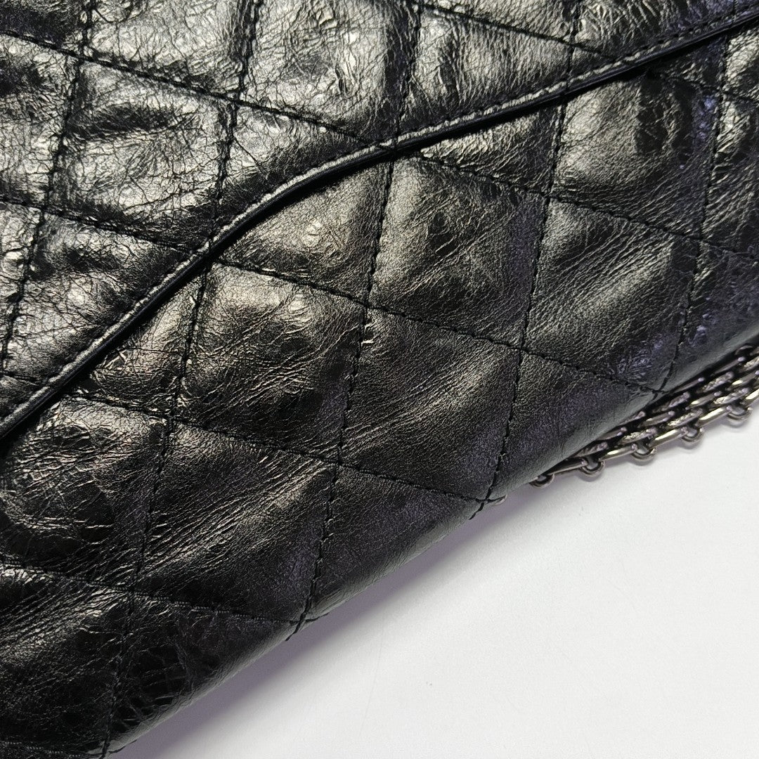 2.55 227 Quilted Calfskin Black