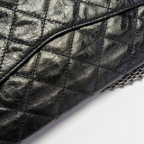 2.55 227 Quilted Calfskin Black
