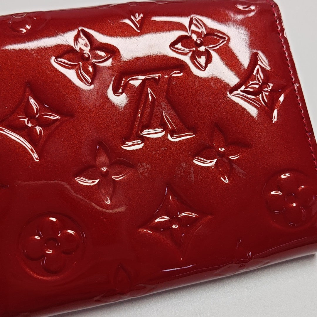PORTE MONNAIE Patent Leather Red Wallet