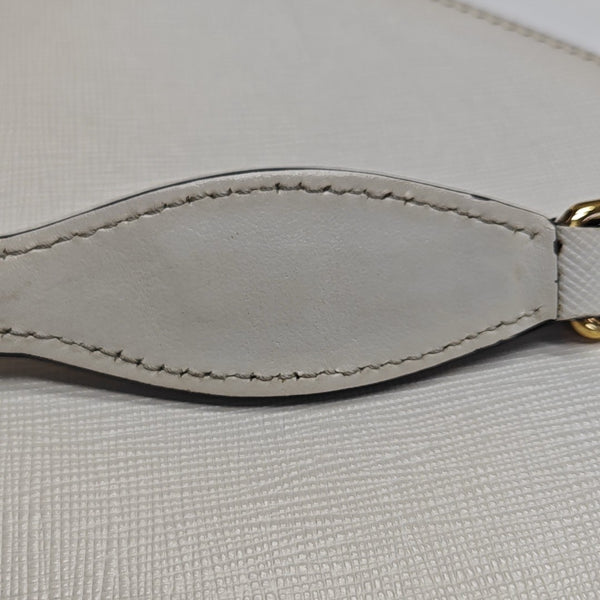 Odette Saffiano Calfskin White