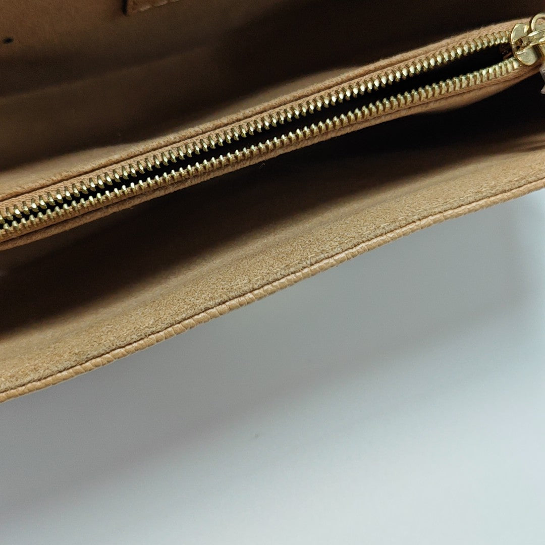 MÉTIS EAST WEST Monogram Calfskin Brown